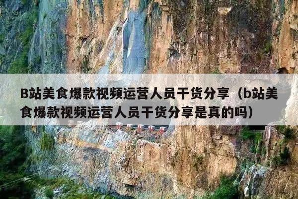 B站美食爆款视频运营人员干货分享(b站美食爆款视频运营人员干货分享是真的吗)