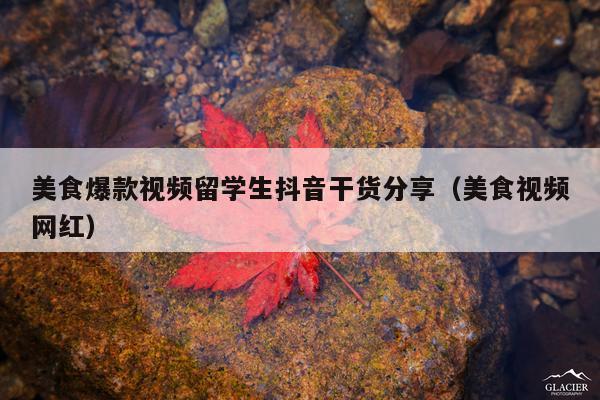 美食爆款视频留学生抖音干货分享(美食视频网红)