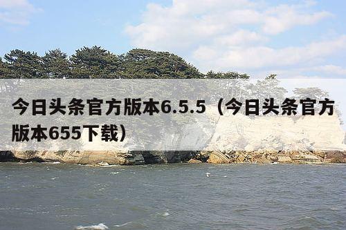 今日头条官方版本6.5.5(今日头条官方版本655下载)
