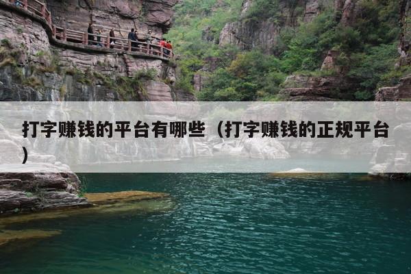 打字赚钱的平台有哪些(打字赚钱的正规平台)