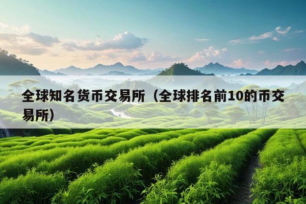 全球知名货币交易所(全球排名前10的币交易所)