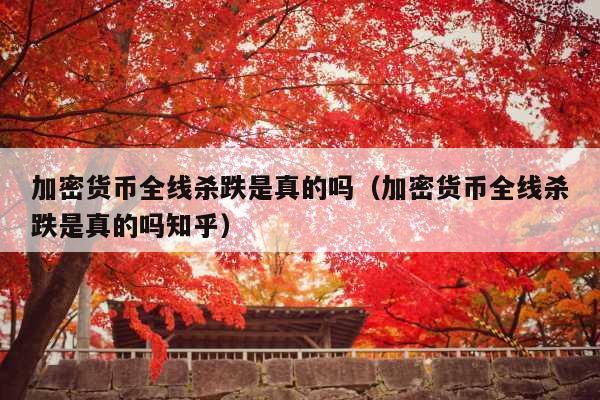 加密货币全线杀跌是真的吗(加密货币全线杀跌是真的吗知乎)