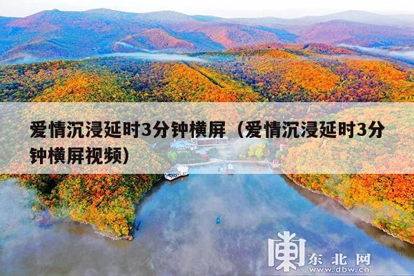 爱情沉浸延时3分钟横屏(爱情沉浸延时3分钟横屏视频)