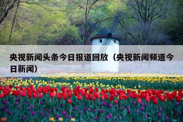 央视新闻头条今日报道回放(央视新闻频道今日新闻)