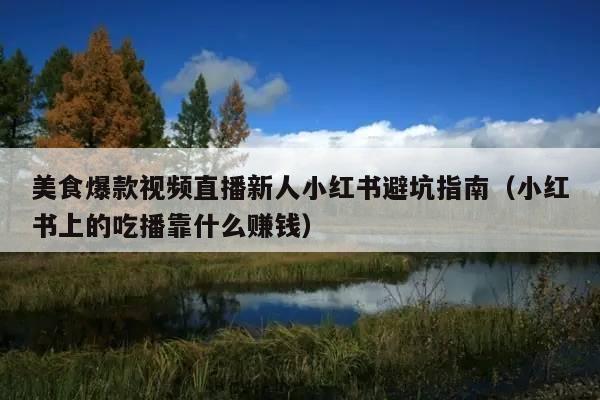美食爆款视频直播新人小红书避坑指南(小红书上的吃播靠什么赚钱)