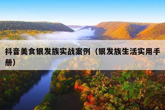 抖音美食银发族实战案例(银发族生活实用手册)