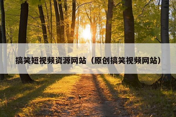 搞笑短视频资源网站(原创搞笑视频网站)