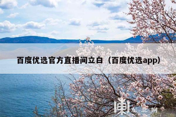 百度优选官方直播间立白(百度优选app)