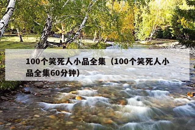 100个笑死人小品全集(100个笑死人小品全集60分钟)