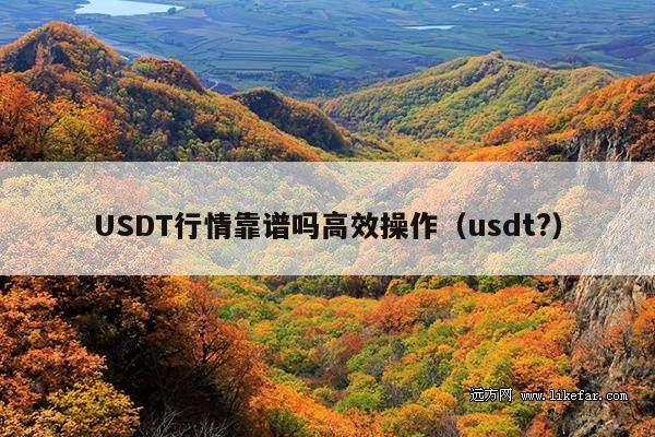 USDT行情靠谱吗高效操作(usdt?)