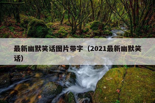 最新幽默笑话图片带字(2021最新幽默笑话)