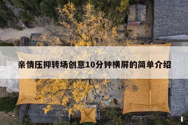 亲情压抑转场创意10分钟横屏的简单介绍