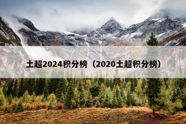 土超2024积分榜(2020土超积分榜)