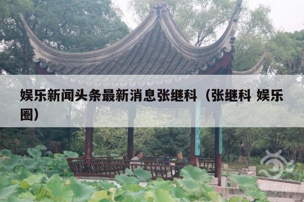 娱乐新闻头条最新消息张继科(张继科 娱乐圈)