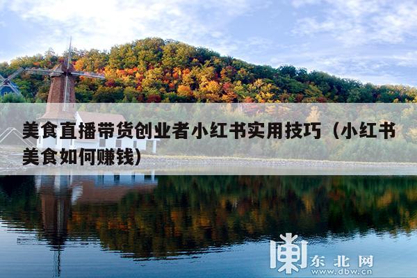 美食直播带货创业者小红书实用技巧(小红书美食如何赚钱)
